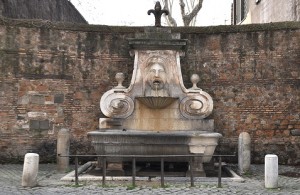 fontana di roma: fontana del mascherone